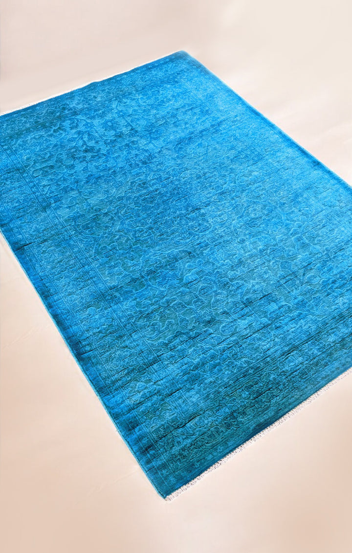 Oriental Silk Wash Chobi Rug - Size: 5.7 x 4