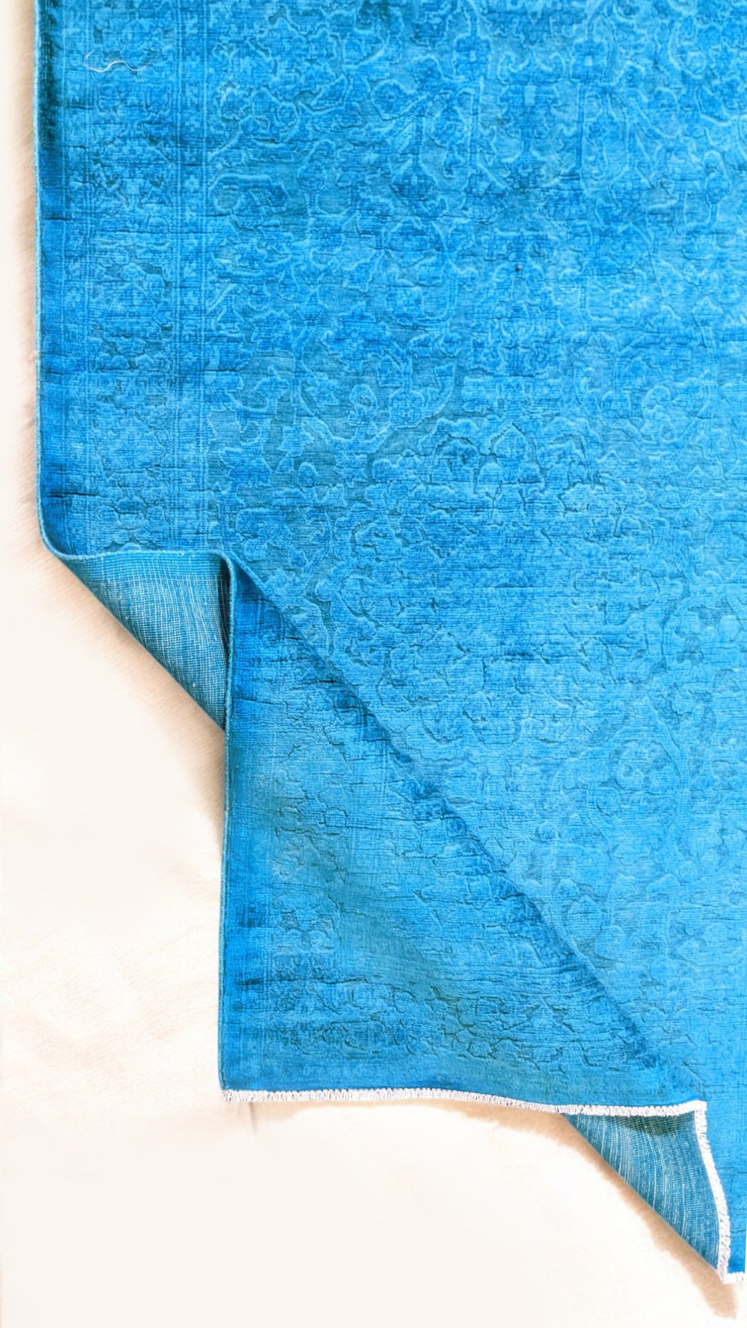 Oriental Silk Wash Chobi Rug - Size: 5.7 x 4