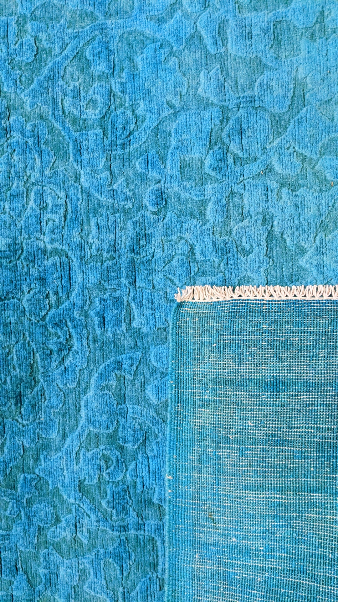 Oriental Silk Wash Chobi Rug - Size: 5.7 x 4