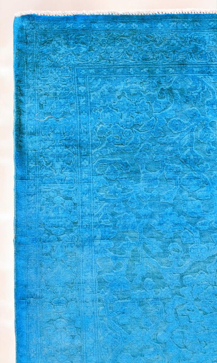 Oriental Silk Wash Chobi Rug - Size: 5.7 x 4