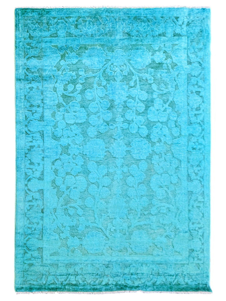 Ziegler Silk Wash Chobi Rug - Size: 5.8 x 4