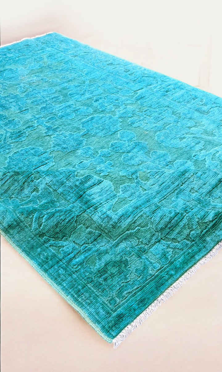 Ziegler Silk Wash Chobi Rug - Size: 5.8 x 4