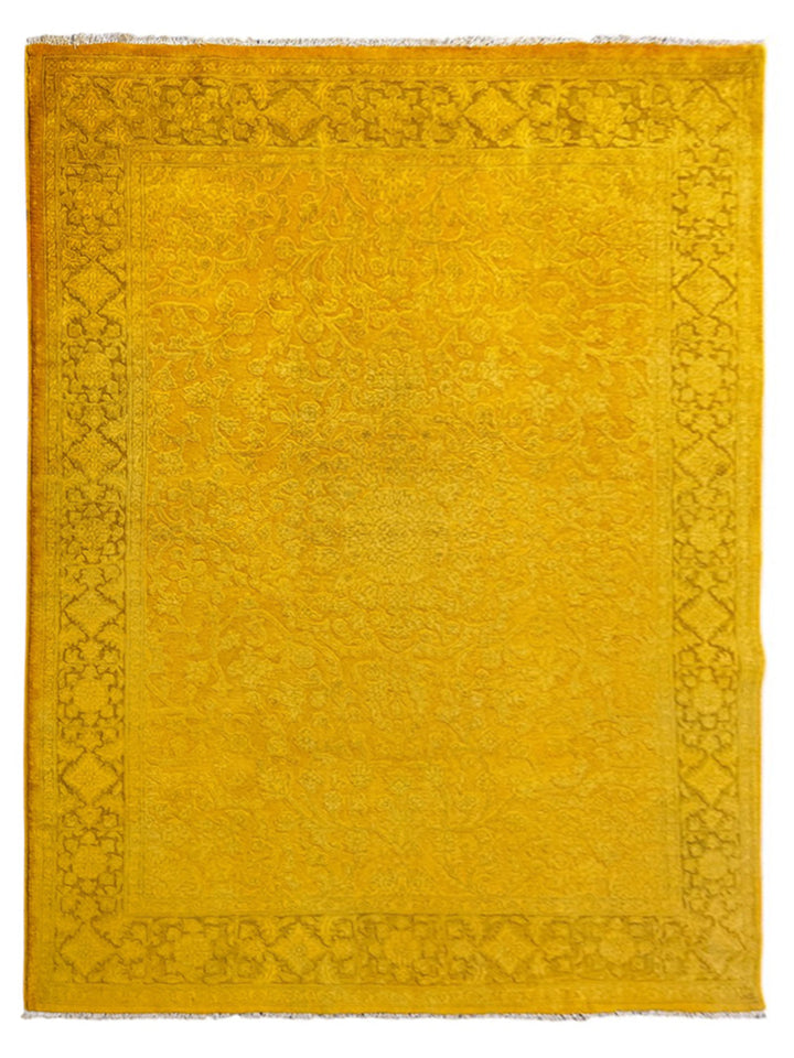 Oriental Silk Wash Chobi Rug - Size: 6.8 x 5.3