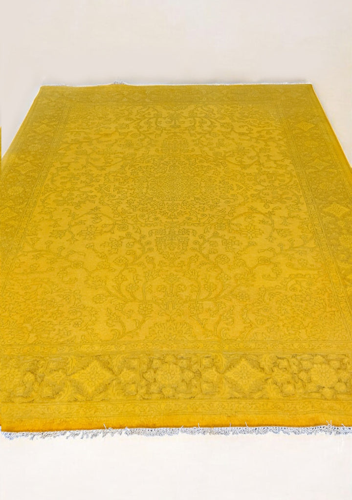 Oriental Silk Wash Chobi Rug - Size: 6.8 x 5.3