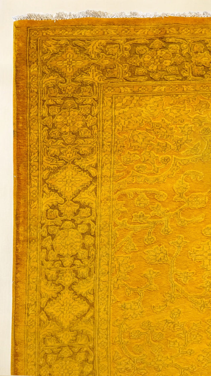 Oriental Silk Wash Chobi Rug - Size: 6.8 x 5.3