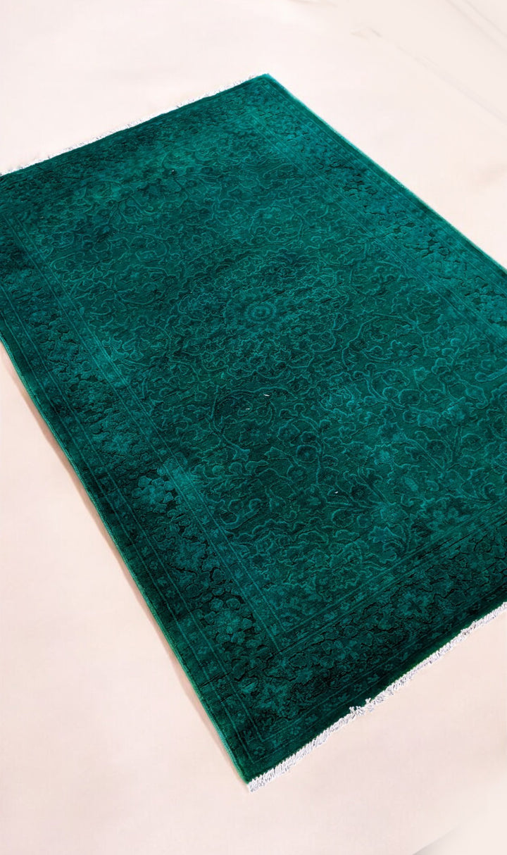 Oriental Silk Wash Chobi Rug - Size: 6 x 4