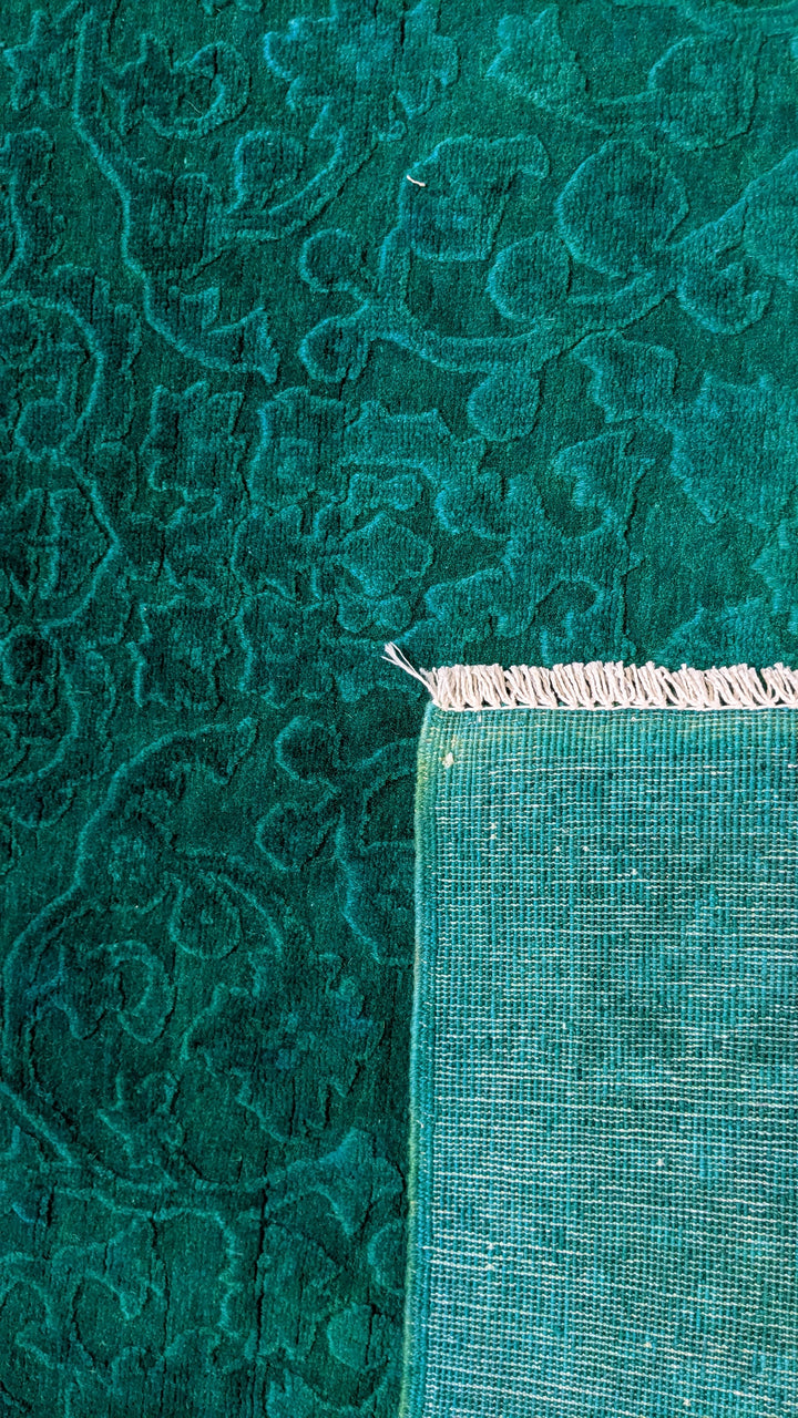 Oriental Silk Wash Chobi Rug - Size: 6 x 4