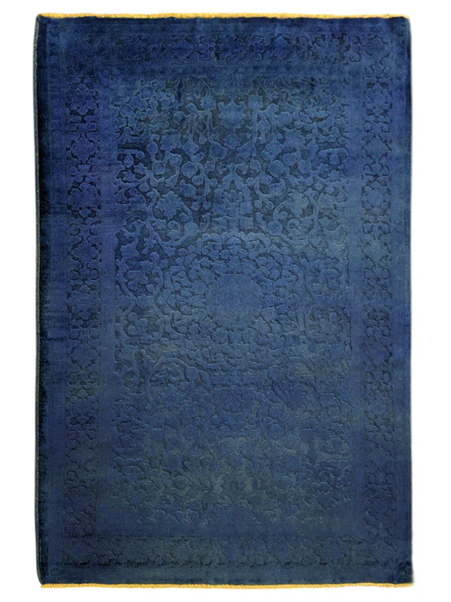 Oriental Silk Wash Chobi Rug - Size: 6 x 4.2