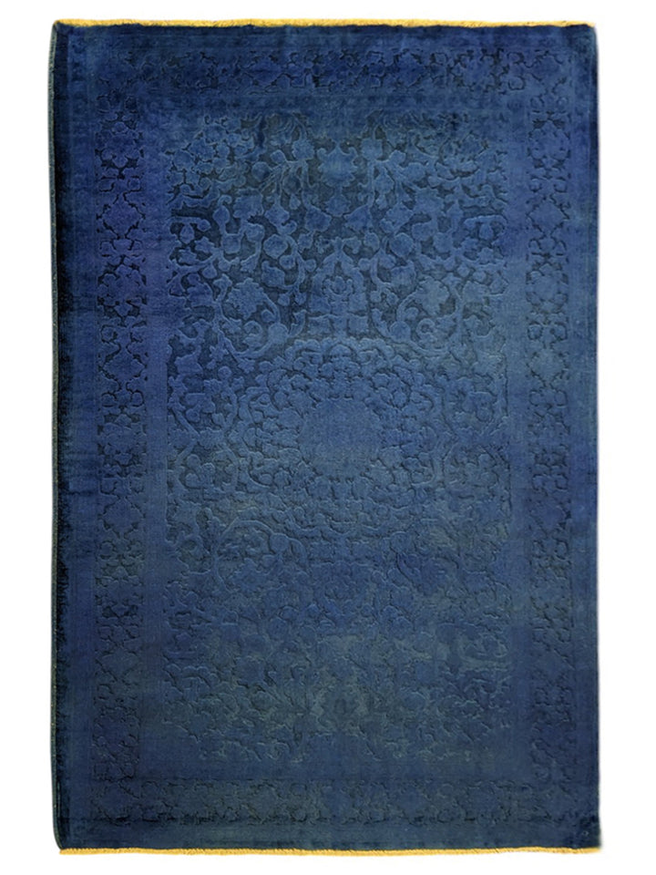 Oriental Silk Wash Chobi Rug - Size: 6 x 4.2
