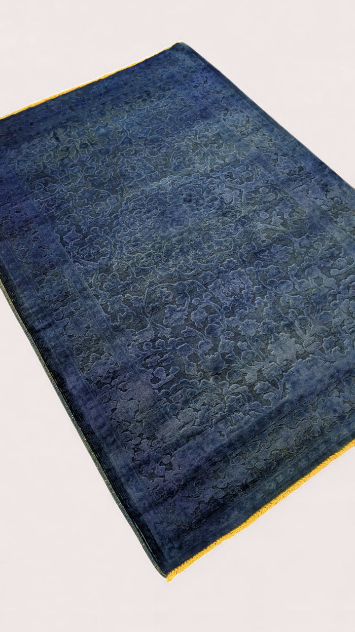 Oriental Silk Wash Chobi Rug - Size: 6 x 4.2