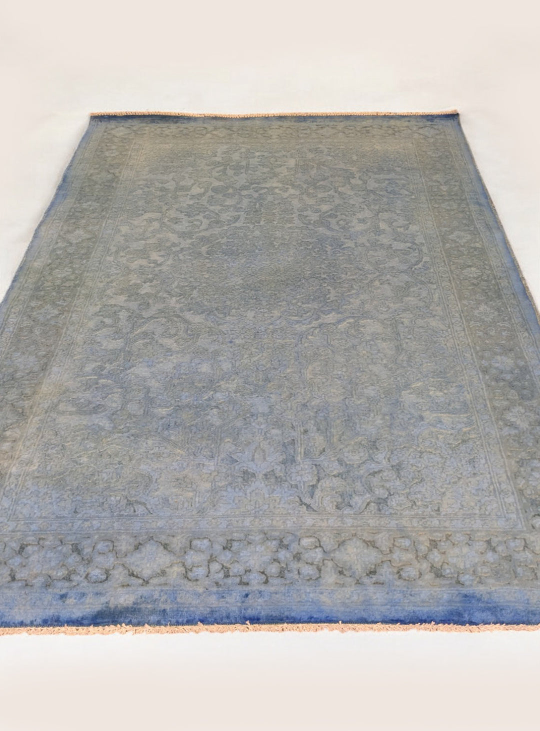 Oriental Silk Wash Chobi Rug - Size: 5.11 x 4.1