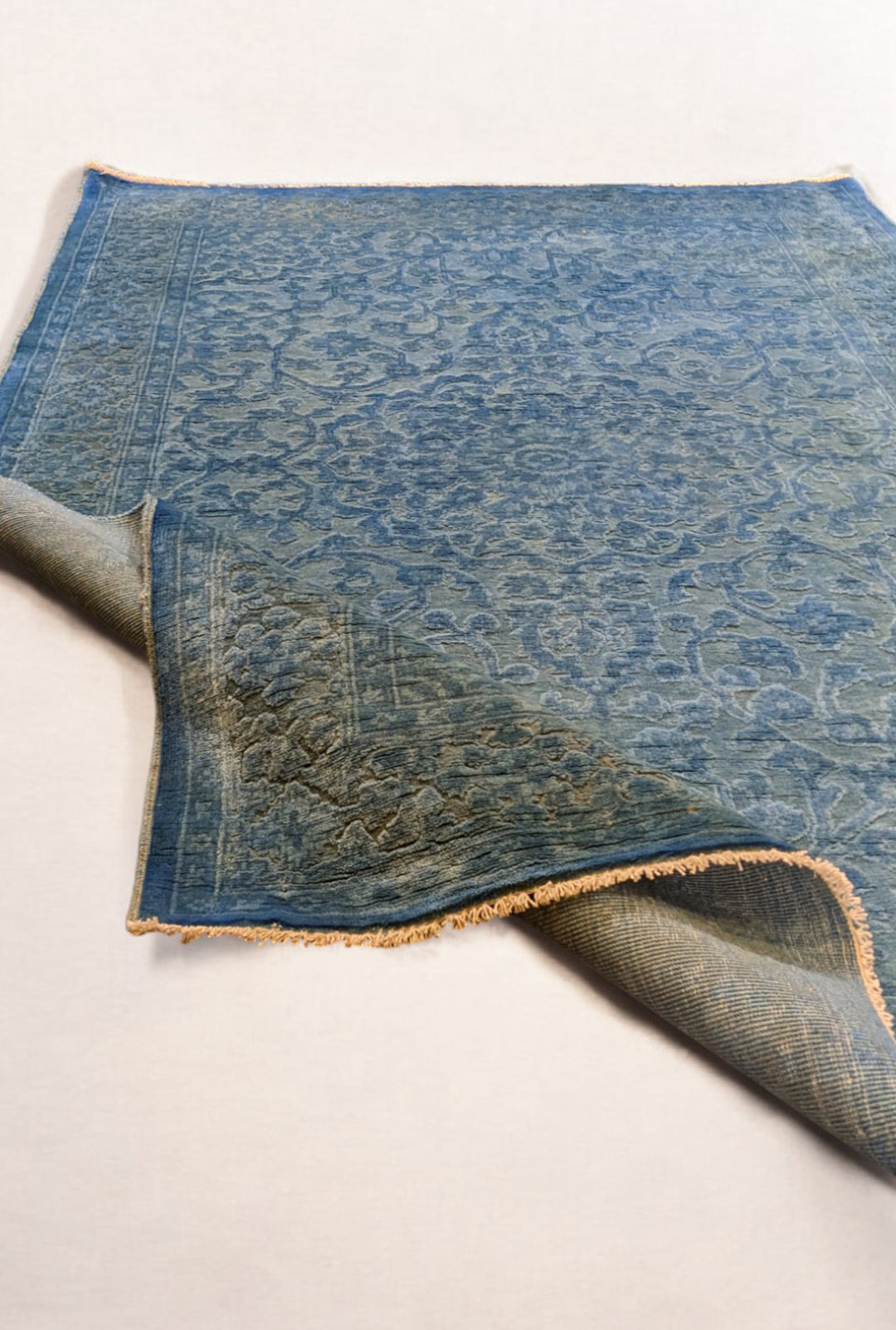 Oriental Silk Wash Chobi Rug - Size: 5.11 x 4.1