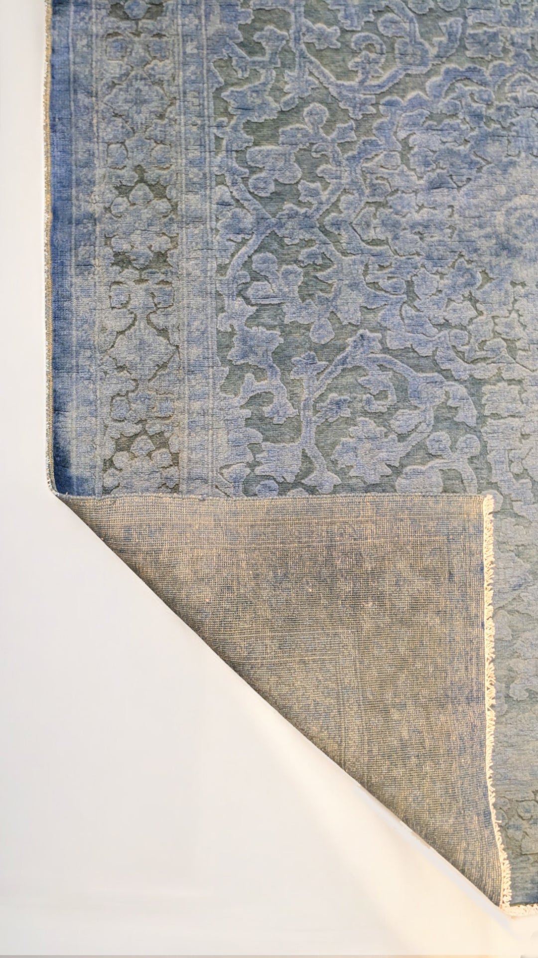 Oriental Silk Wash Chobi Rug - Size: 5.11 x 4.1