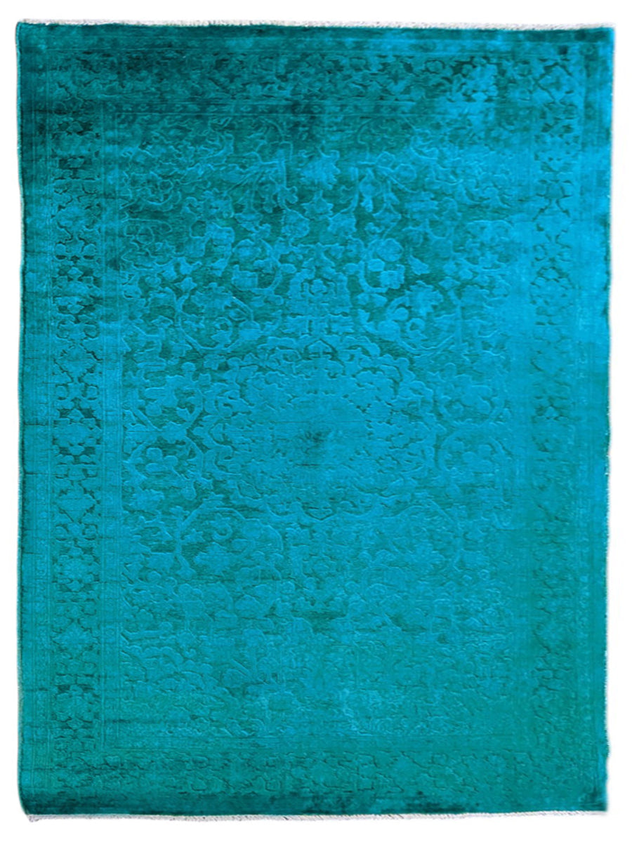 Oriental Silk Wash Chobi Rug - Size: 6.1 x 4.1