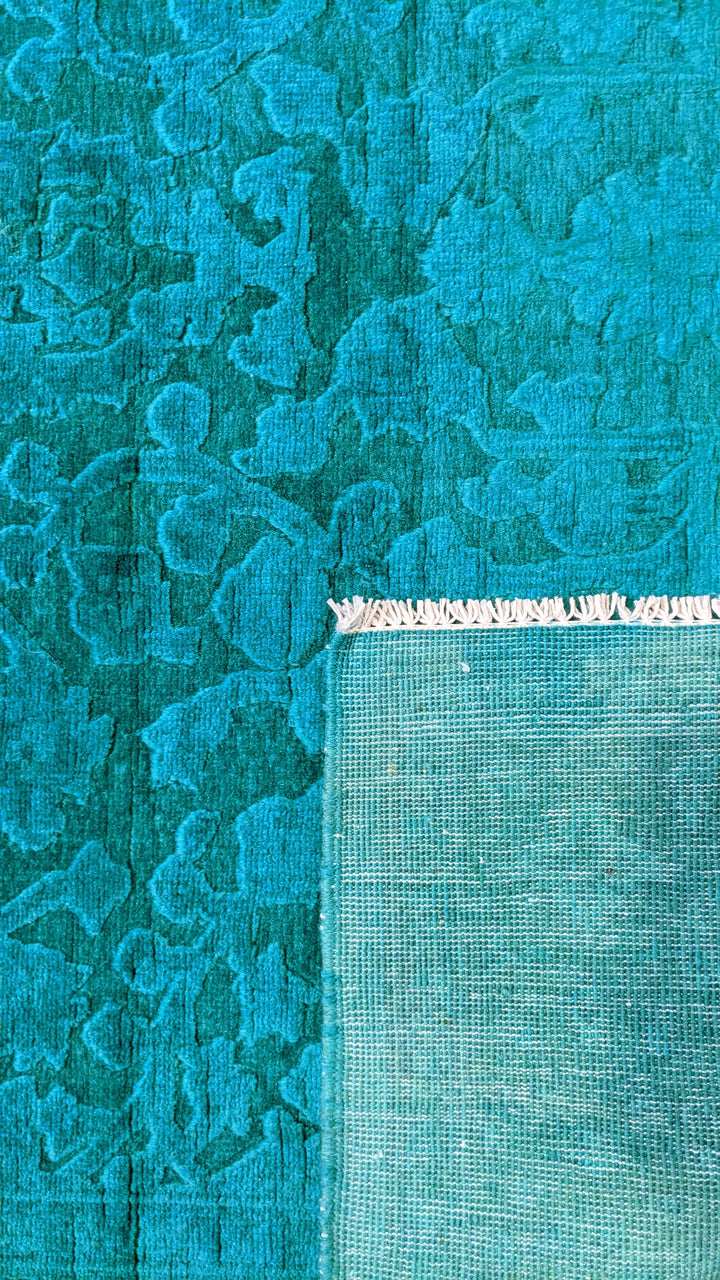 Oriental Silk Wash Chobi Rug - Size: 6.1 x 4.1