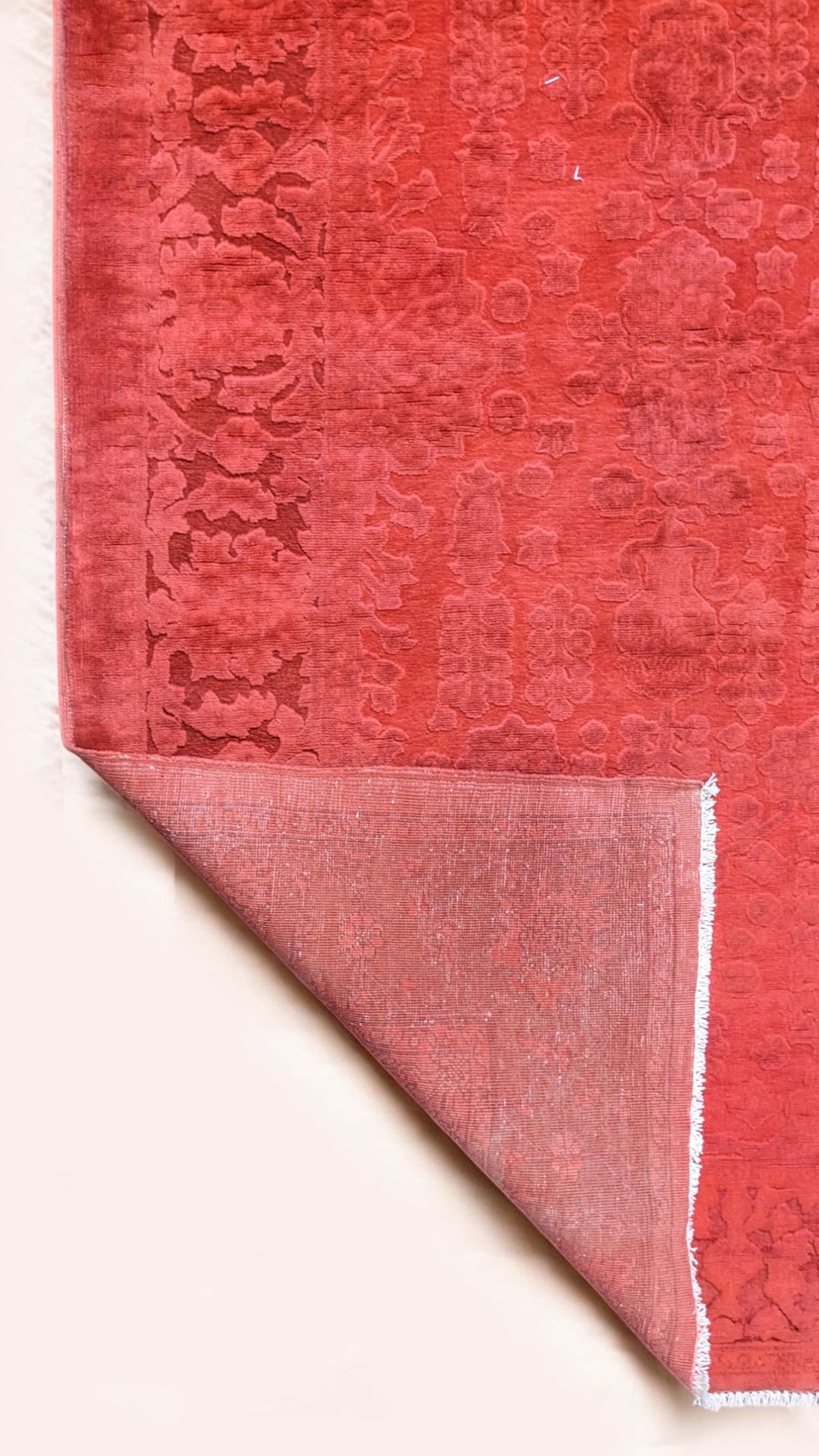 Oriental Silk Wash Chobi Rug - Size: 6.9 x 5.4