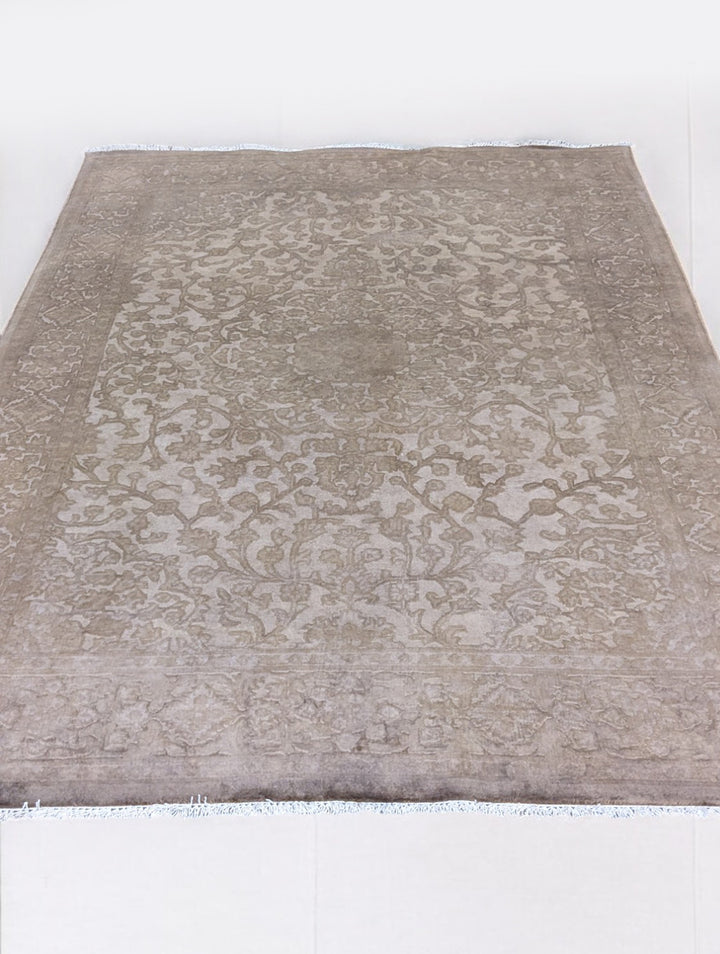 Oriental Silk Wash Chobi Rug - Size: 6.9 x 5