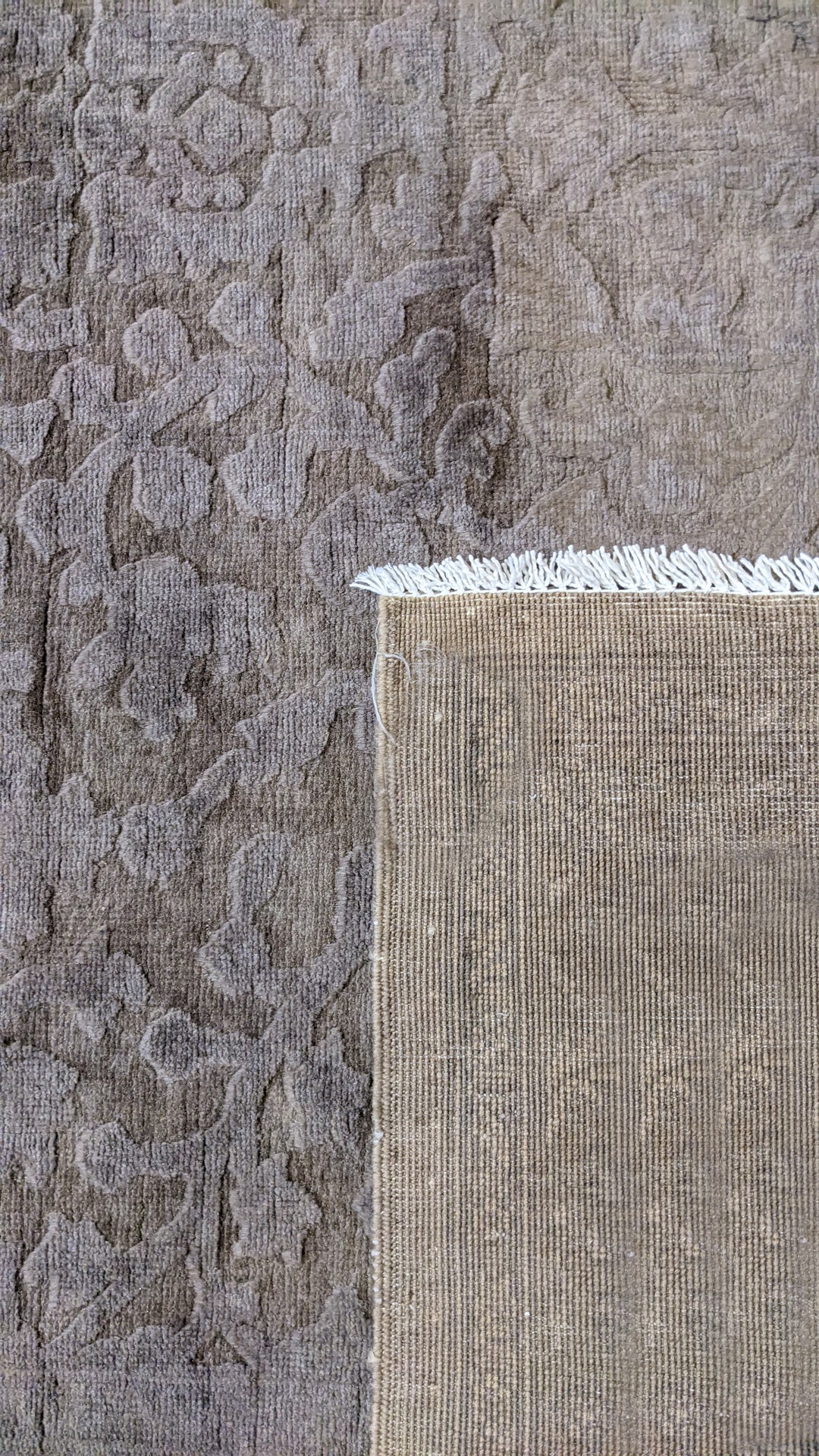 Oriental Silk Wash Chobi Rug - Size: 6.9 x 5