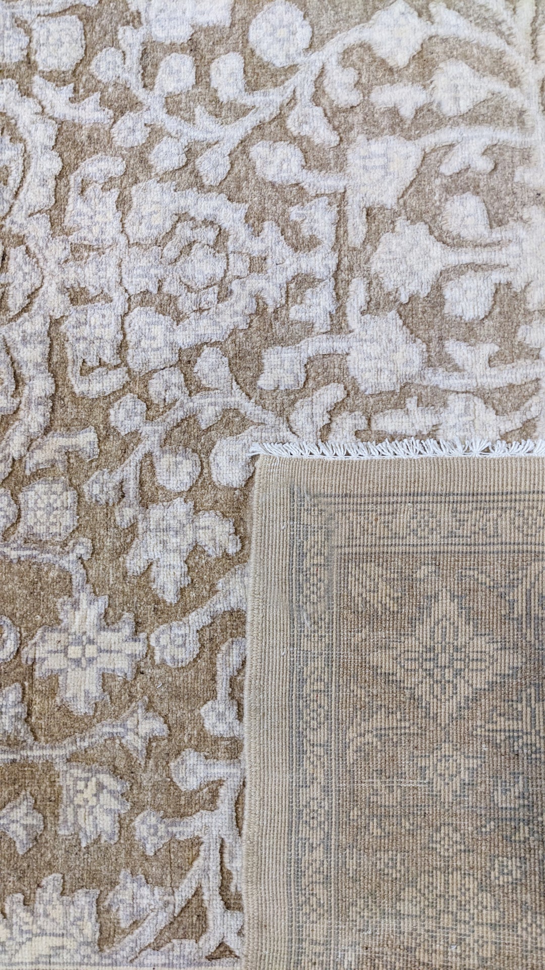 Oriental Silk Wash Chobi Rug - Size: 6.10 x 5.1