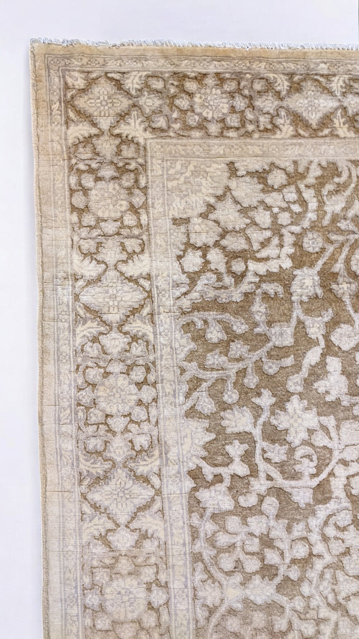 Oriental Silk Wash Chobi Rug - Size: 6.10 x 5.1