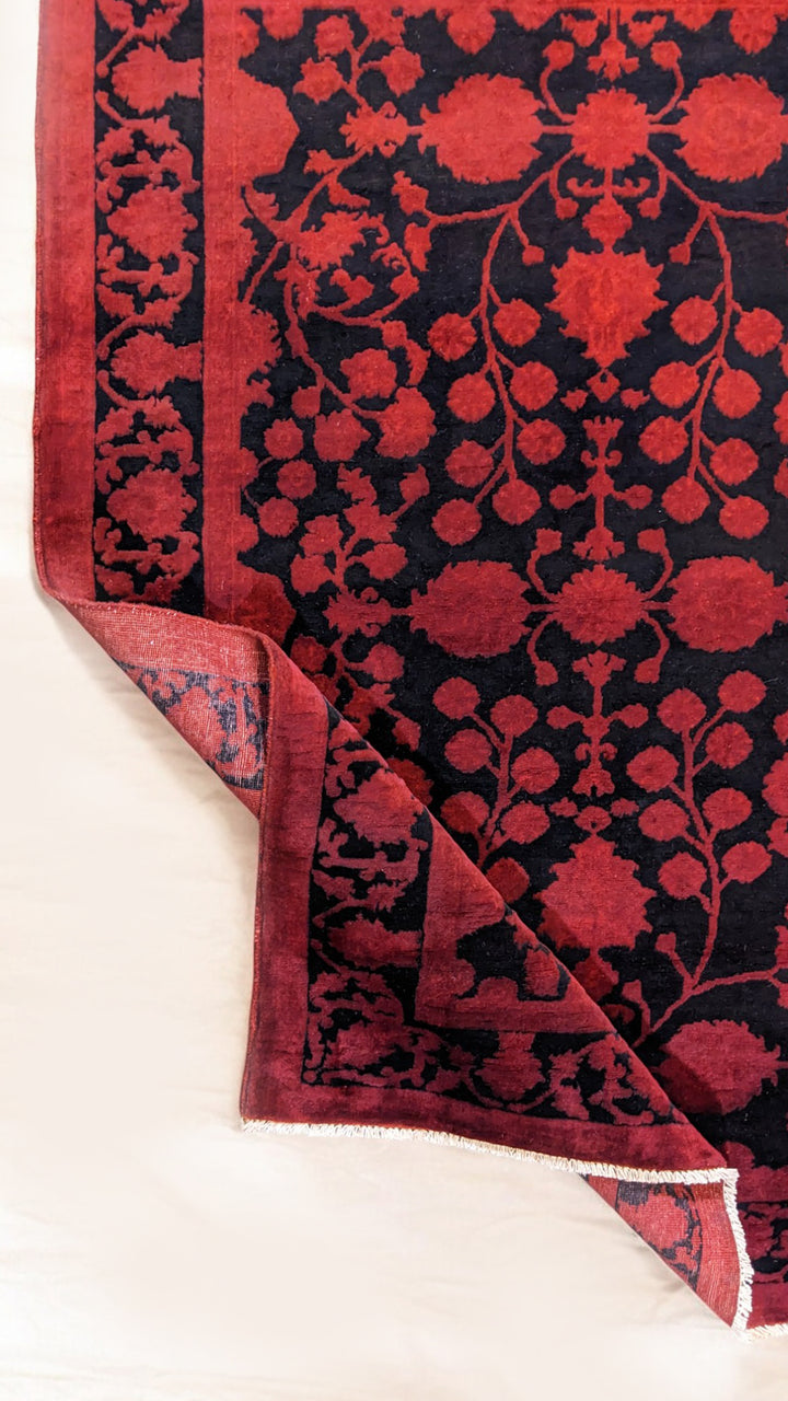 Ziegler Silk Wash Chobi Rug - Size: 5.6 x 4.3