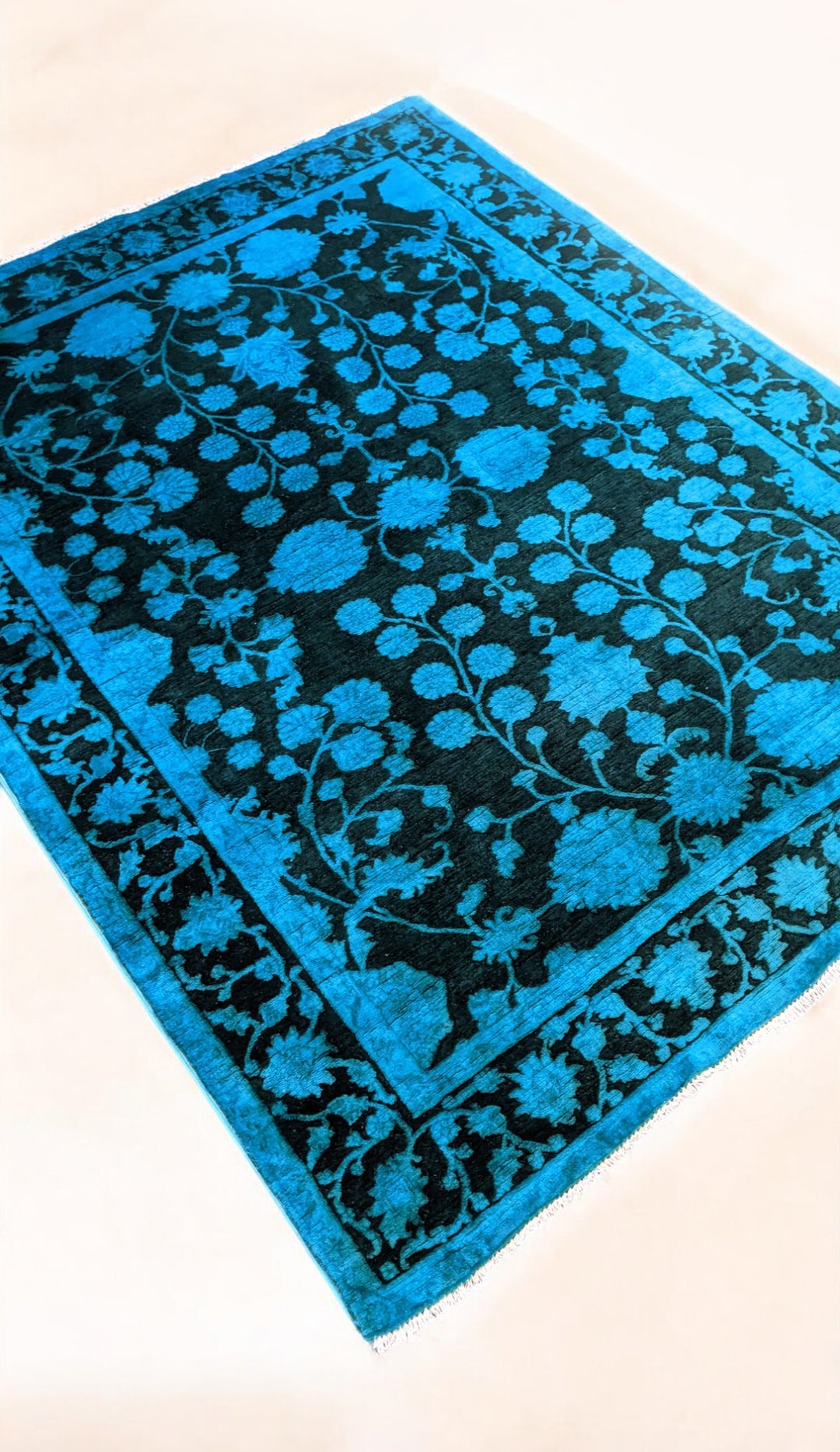 Ziegler Silk Wash Chobi Rug  - Size: 6.9 x 5.4