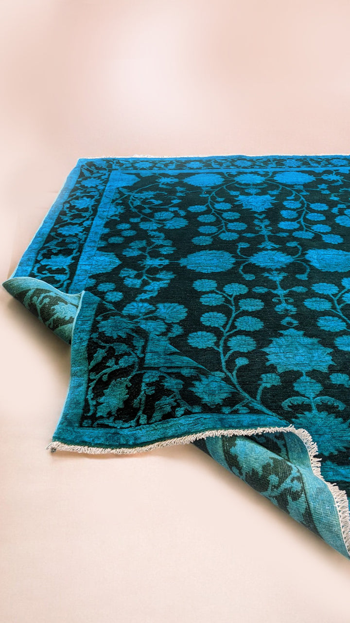 Ziegler Silk Wash Chobi Rug  - Size: 6.9 x 5.4