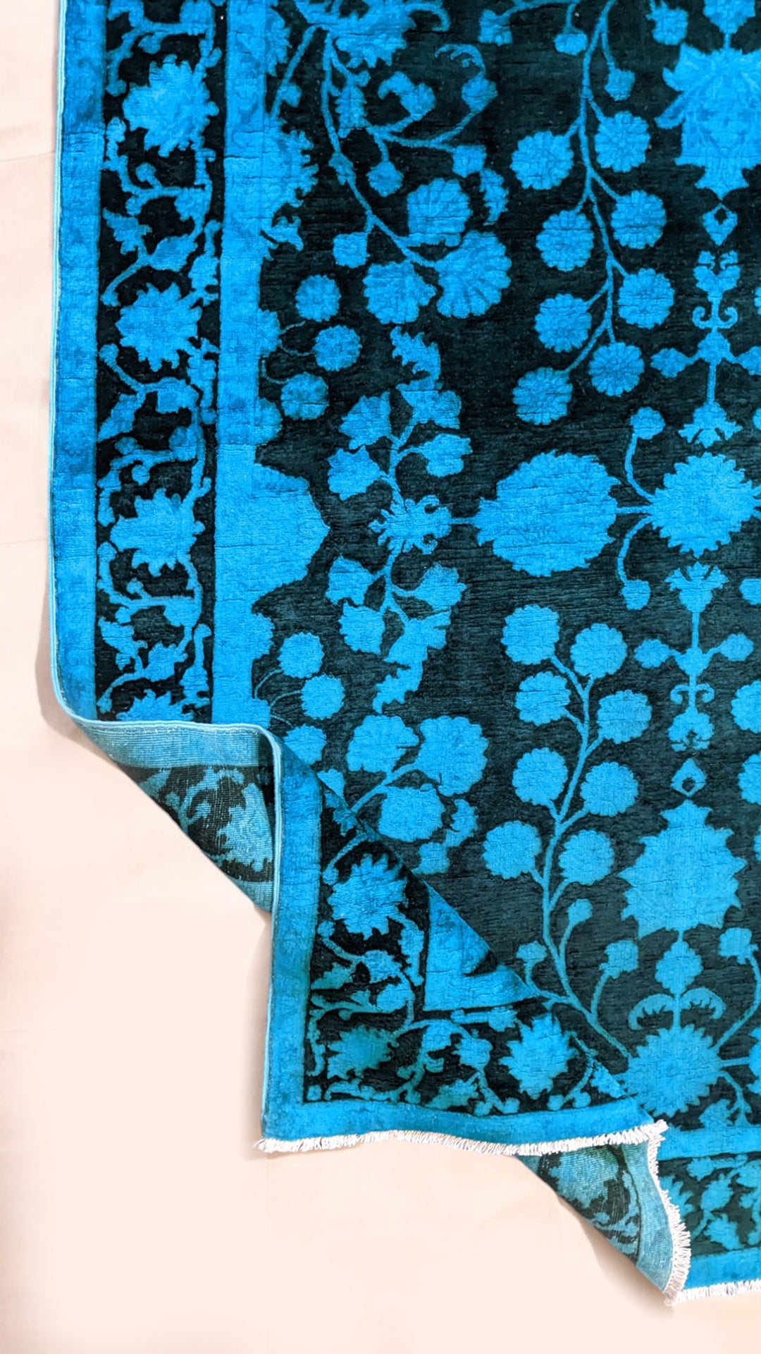 Ziegler Silk Wash Chobi Rug  - Size: 6.9 x 5.4