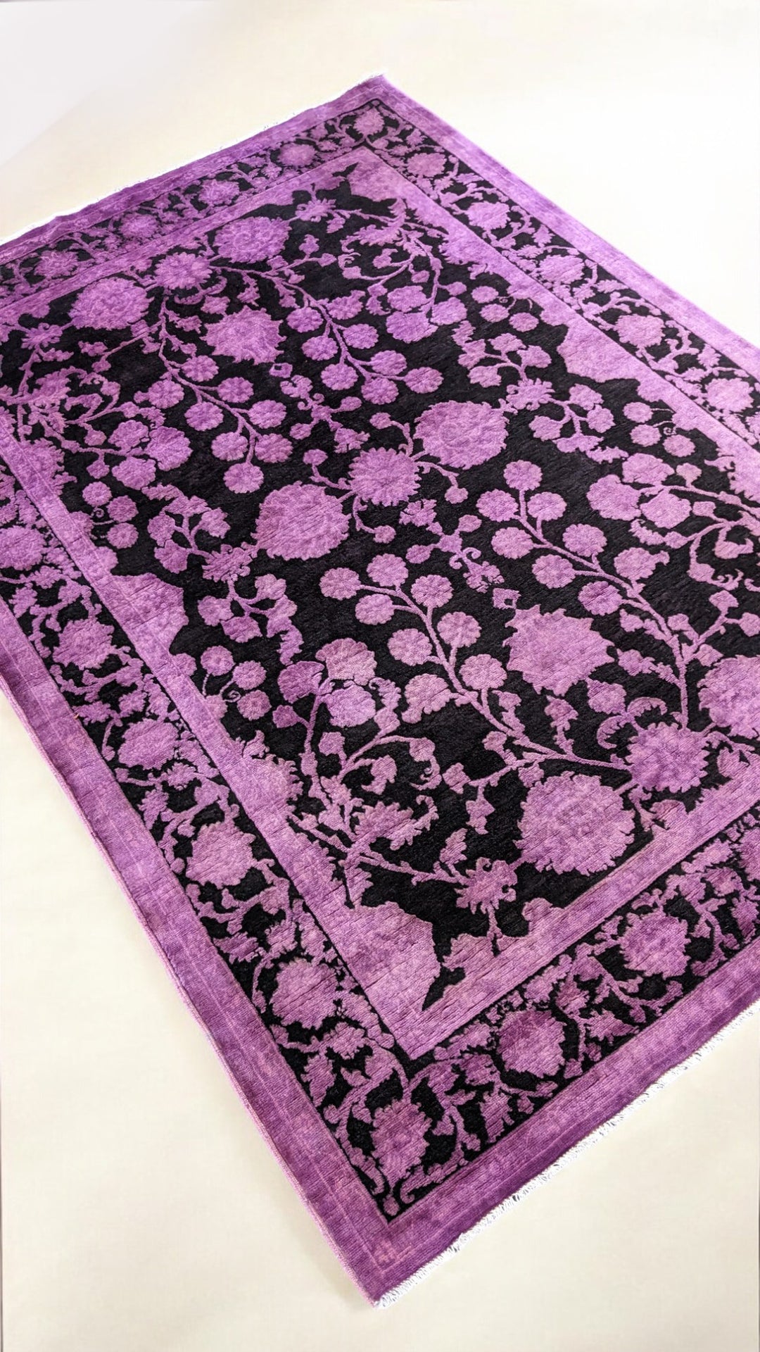 Ziegler Silk Wash Chobi Rug - Size: 6.11 x 5