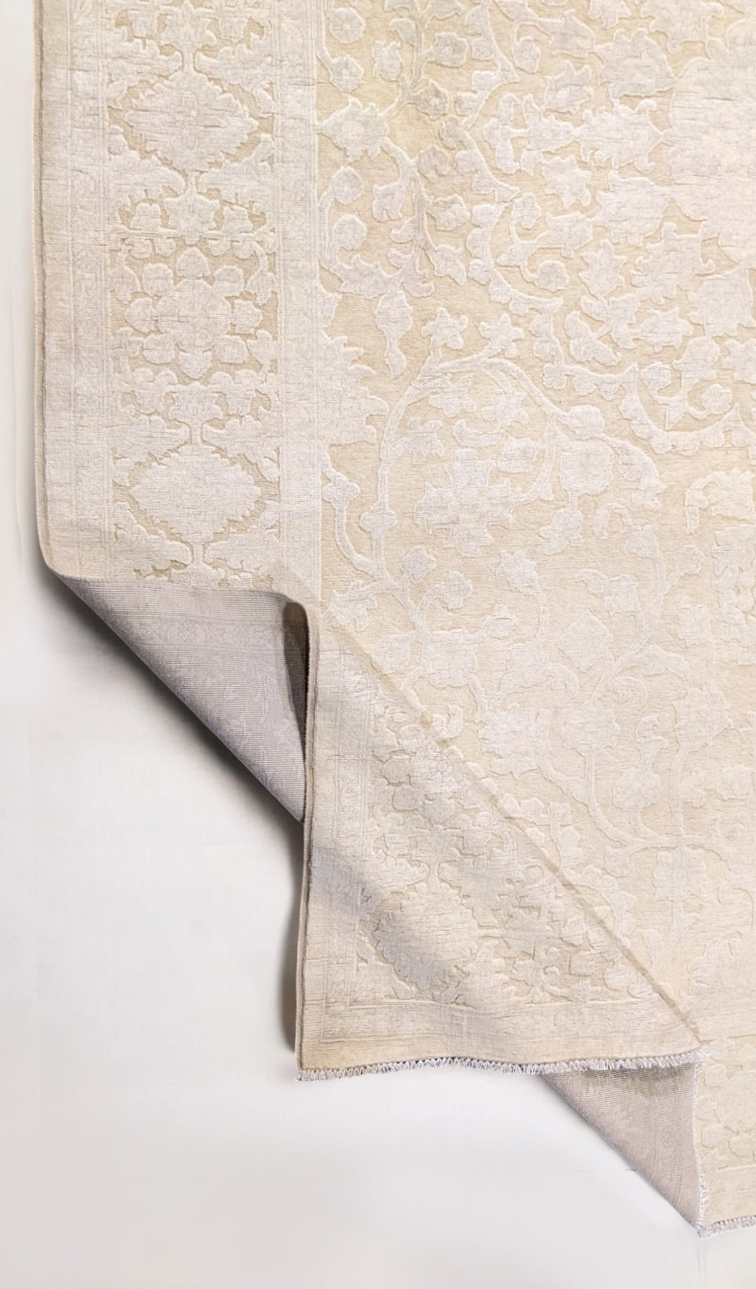 Oriental Silk Wash Chobi Rug - Size: 10 x 6.9