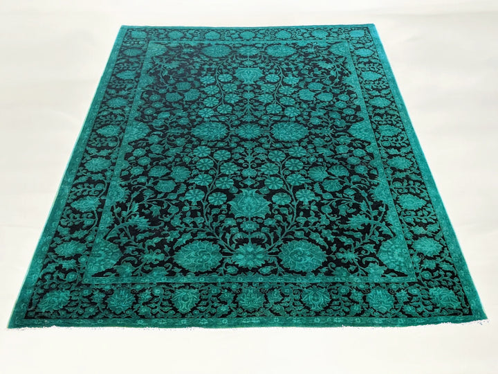 Ziegler Silk Wash Chobi Rug - Size: 9.11 x 6.11