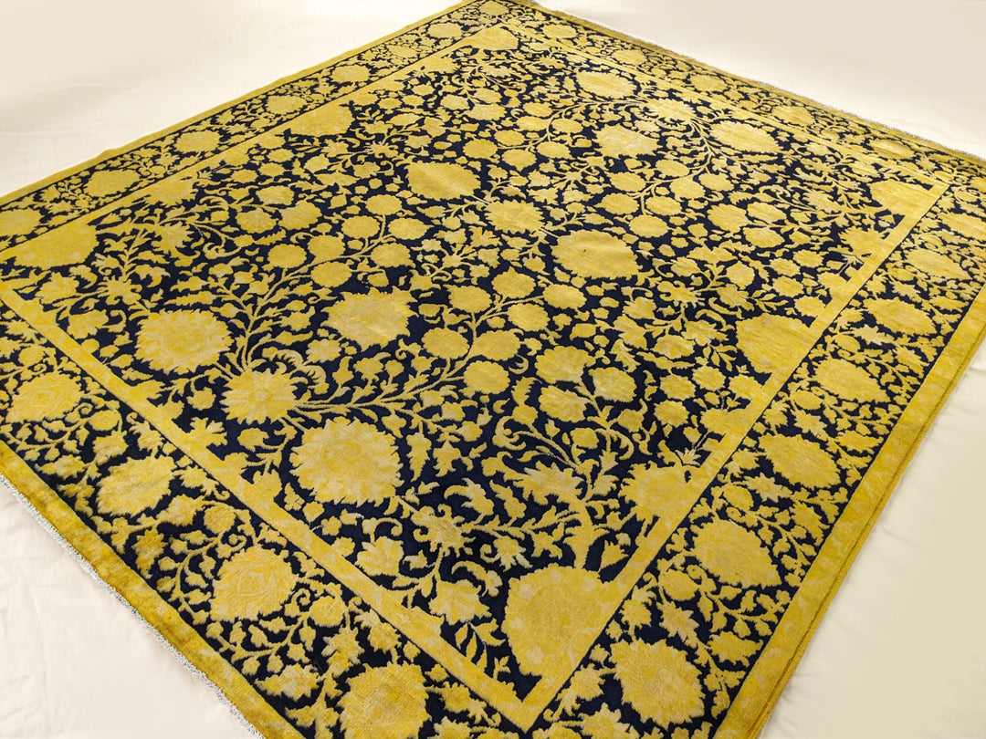 Ziegler Silk Wash Chobi Rug - Size: 9.6 x 8.4