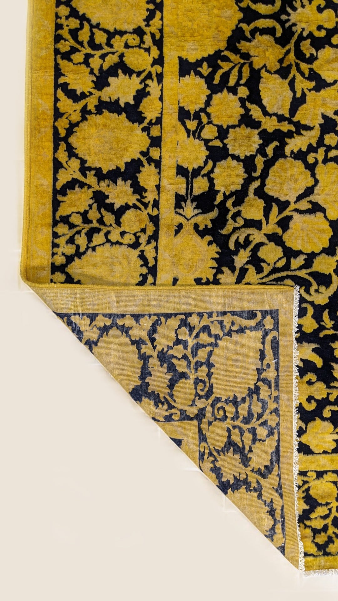 Ziegler Silk Wash Chobi Rug - Size: 9.6 x 8.4