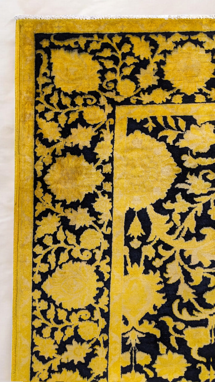 Ziegler Silk Wash Chobi Rug - Size: 9.6 x 8.4
