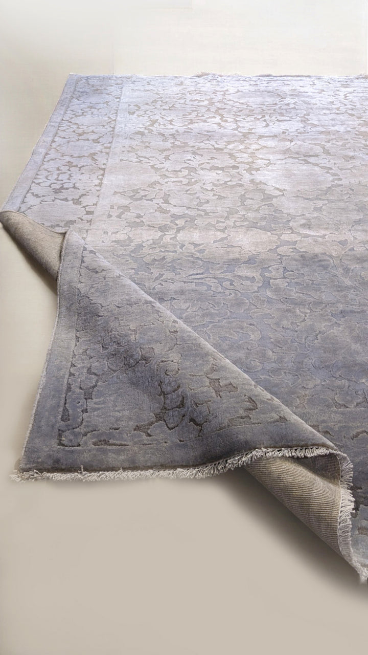 Ziegler Silk Wash Chobi Rug - Size: 9.6 x 8.2
