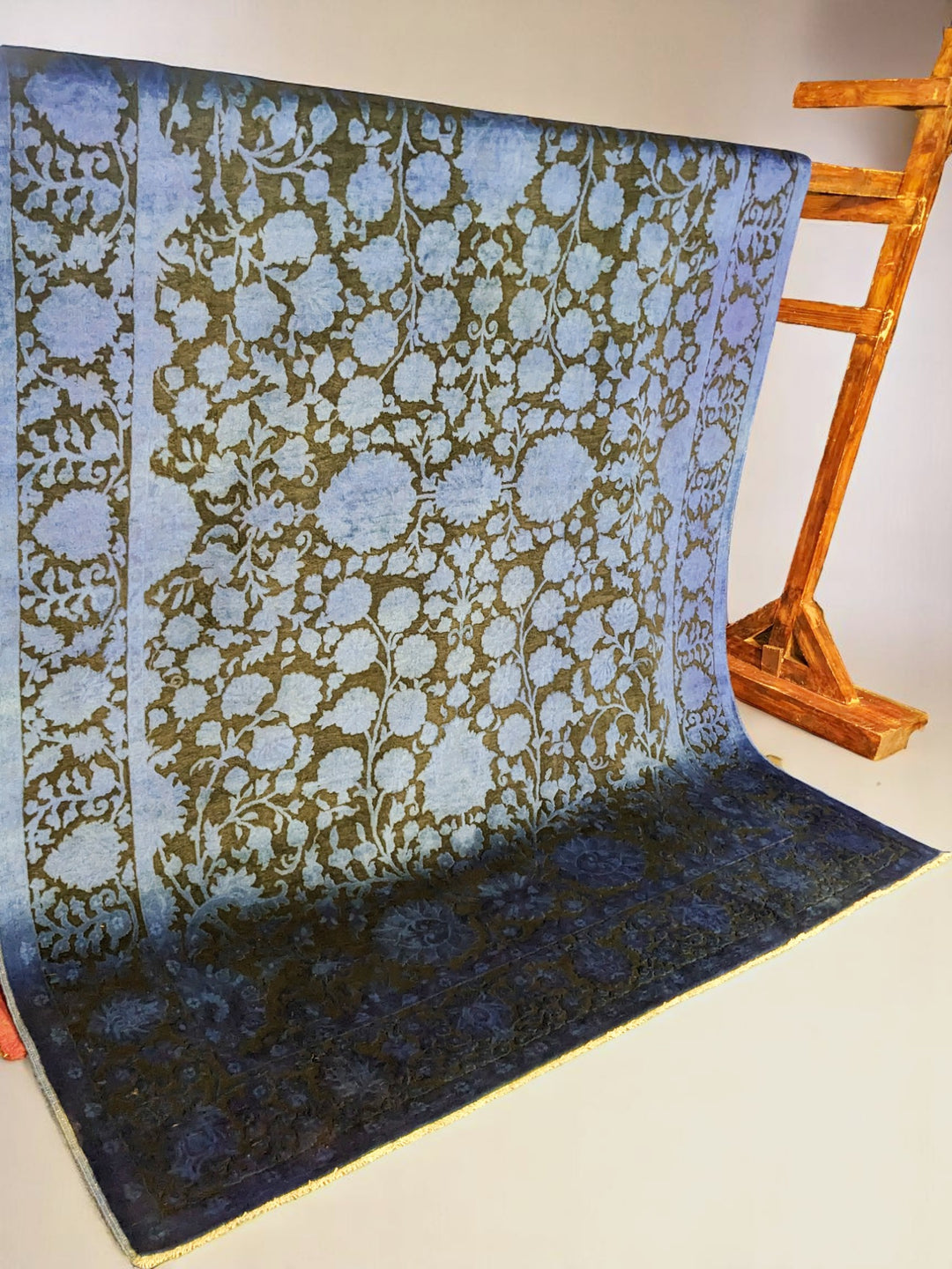 Ziegler Silk Wash Chobi Rug - Size: 9.8 x 6.9