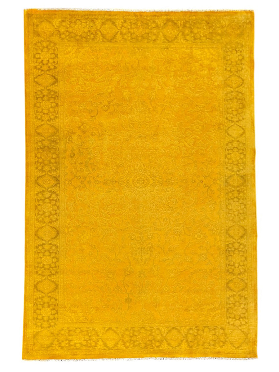 Oriental Silk Wash Chobi Rug - Size: 8.11 x 6