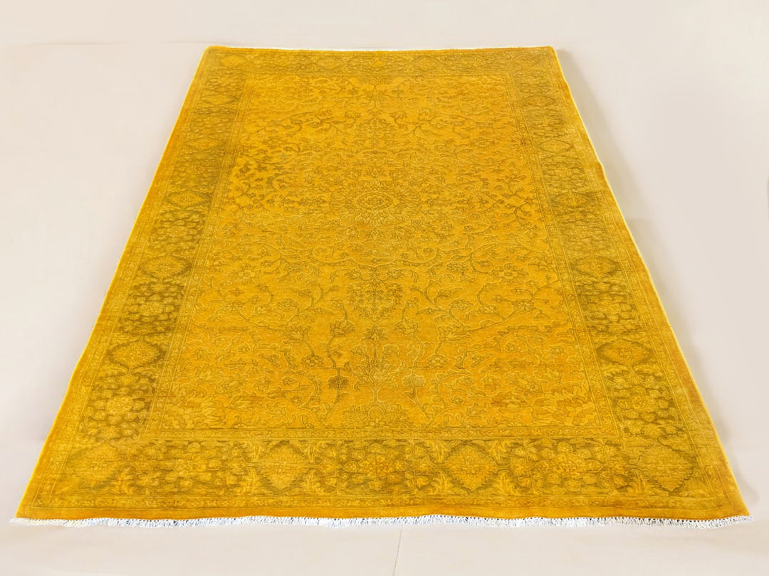 Oriental Silk Wash Chobi Rug - Size: 8.11 x 6