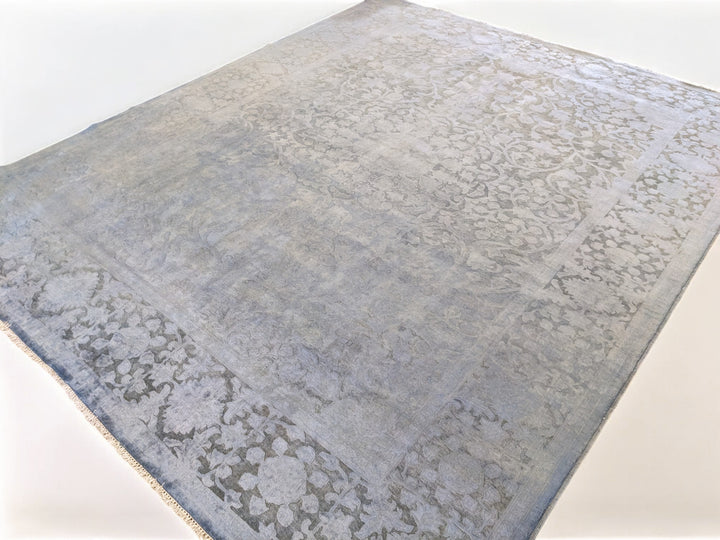 Oriental Silk Wash Chobi Rug - Size: 9.11 x 8.1