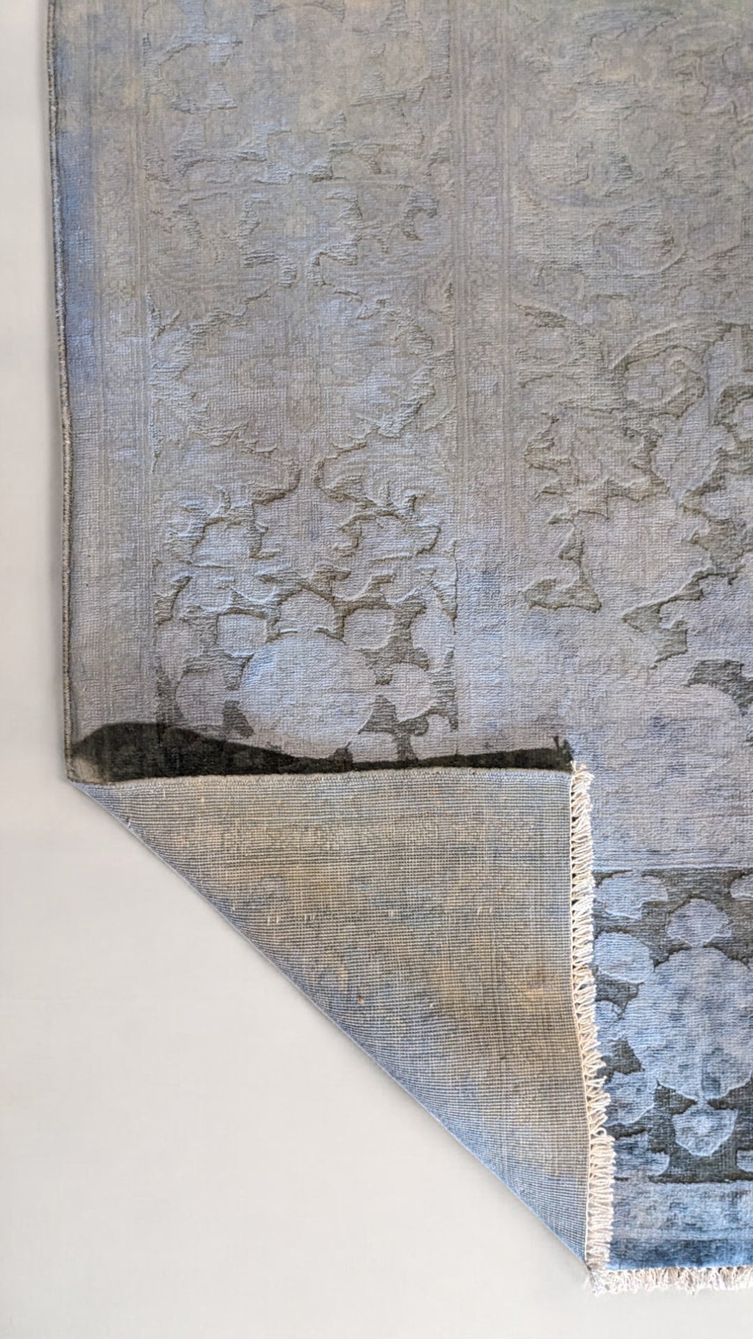 Oriental Silk Wash Chobi Rug - Size: 9.11 x 8.1