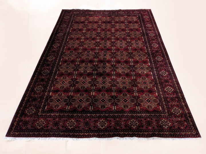 Khal Mohammadi Afghan Rug - Size: 9.11 x 6.8