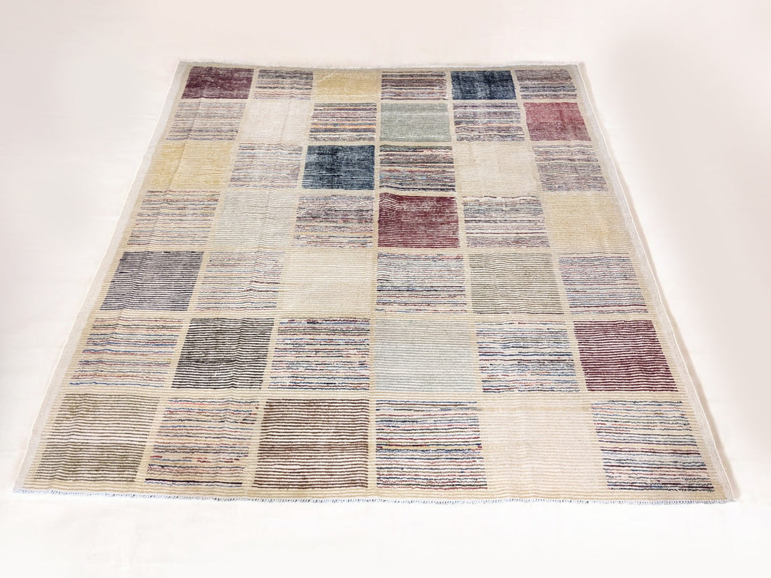 Moroccan Modern Rug - Size: 9.9 x 8.5