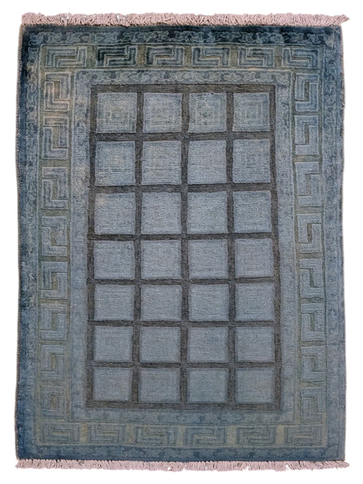 Oriental Silk Wash Chobi Rug - Size: 2.11 x 1.11