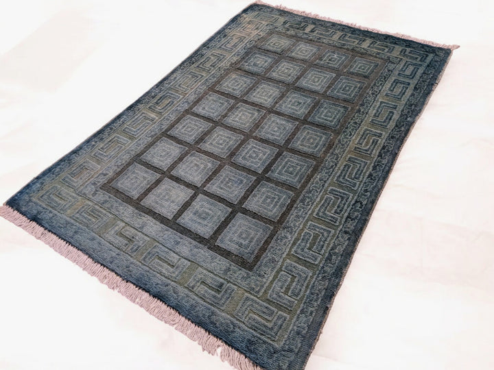 Oriental Silk Wash Chobi Rug - Size: 2.11 x 1.11
