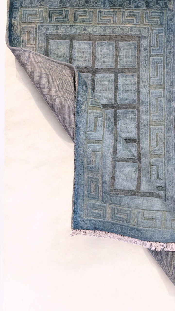 Oriental Silk Wash Chobi Rug - Size: 2.11 x 1.11