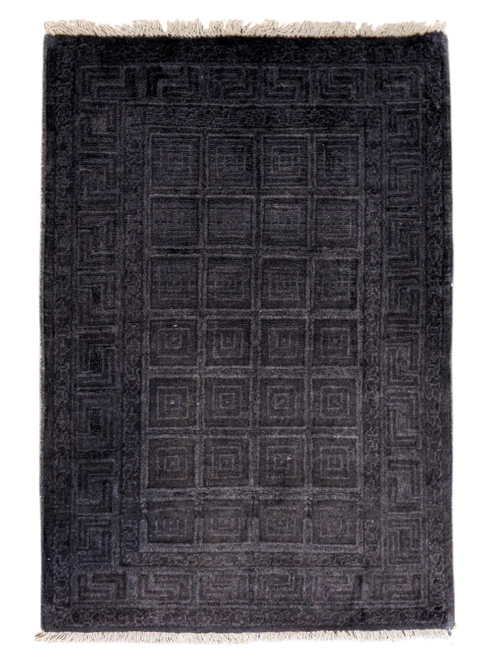 Oriental Silk Wash Chobi Rug - Size: 2.11 x 1.11