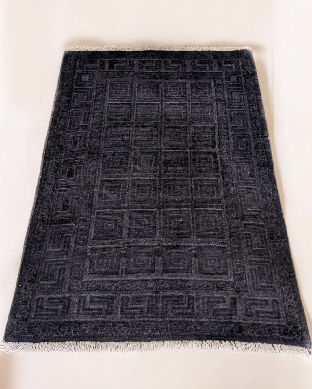 Oriental Silk Wash Chobi Rug - Size: 2.11 x 1.11