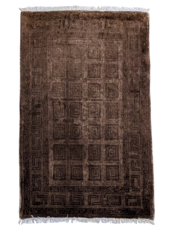 Oriental Silk Wash Chobi Rug - Size: 3.1 x 2.1