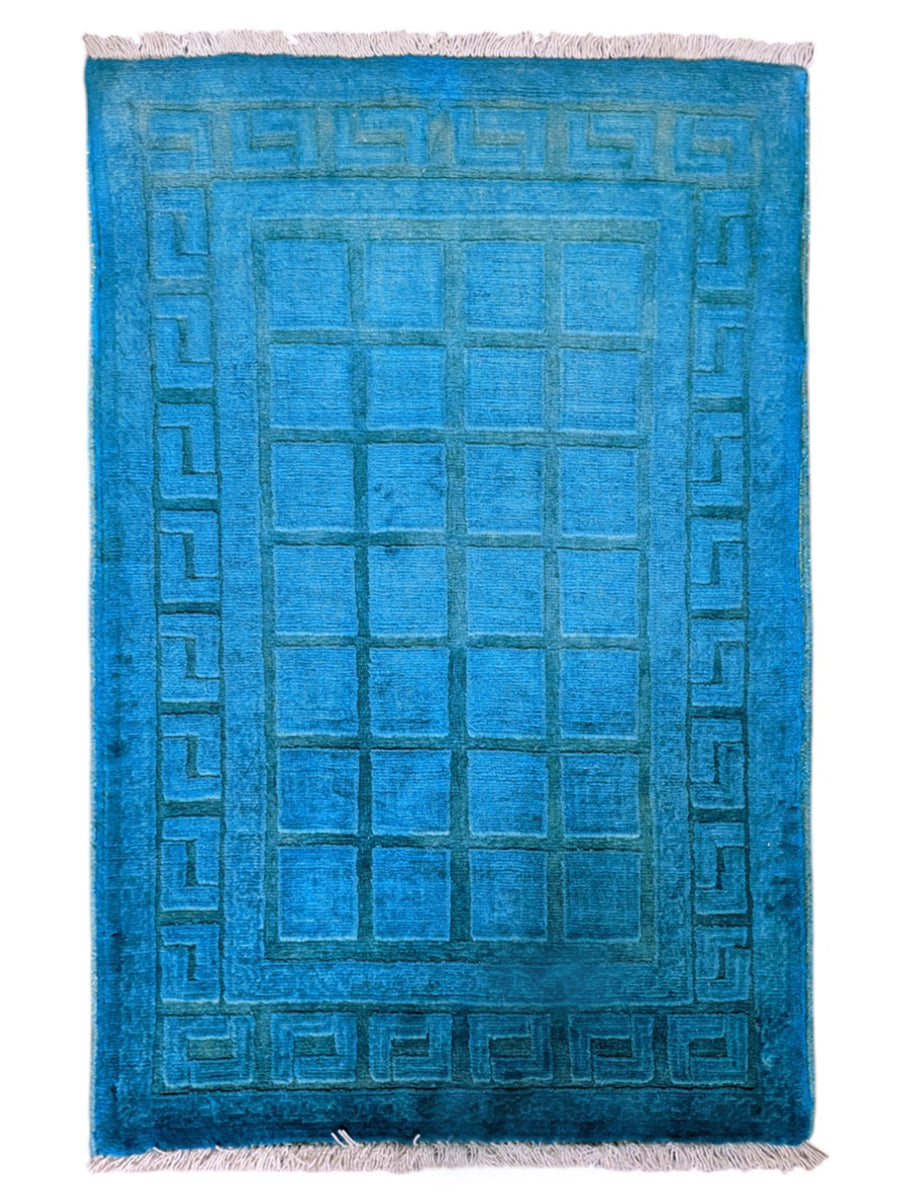 Oriental Silk Wash Chobi Rug - Size: 3.1 x 2