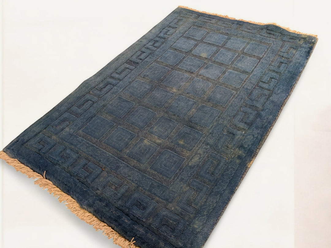 Oriental Silk Wash Chobi Rug - Size: 2.11 x 1.11